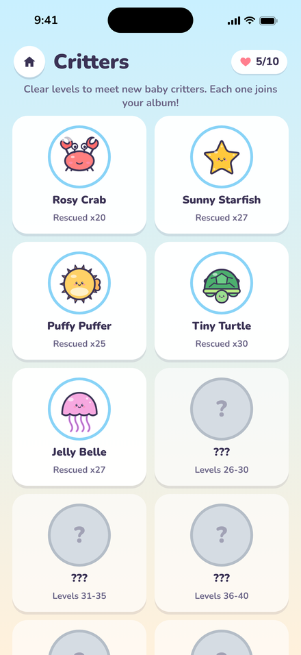 The Critter Album collection